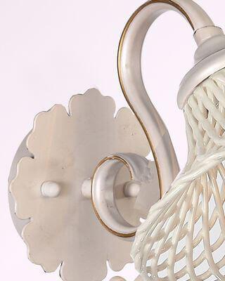 Бра настенное белое Lumien Hall "Ирма" W17069/1BPSG LUMIEN HALL ФЛОРИСТИКА 00-3929718 Белый  - Вид №3