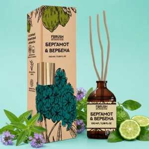 Ароматический диффузор Fbrush Бергамот и вербена 100 мл