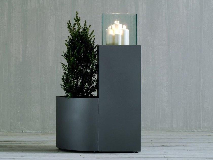 BLOSS Кашпо / подсвечник из нержавеющей стали и стекла sun-id-1354815 - Вид №1