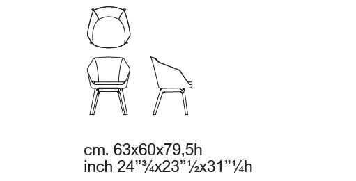 Тканевое кресло CAPPELLINI MARFA ARCH-00132363 - Вид №12