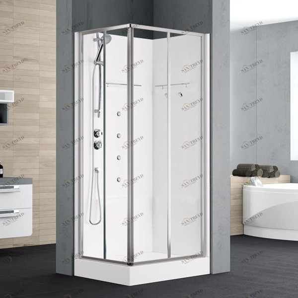 Novellini. Душевая кабина 90x90 см A HYDROMASSAGE без крыши ALBA ALBA90M11B