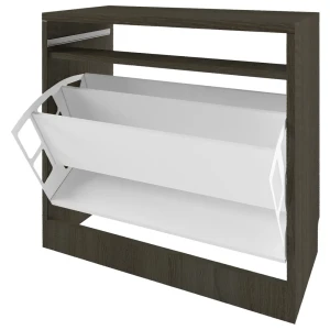 Каркас закрытой обувницы 63x62x30 см ЛДСП цвет венге 18160686 STLM-2119709