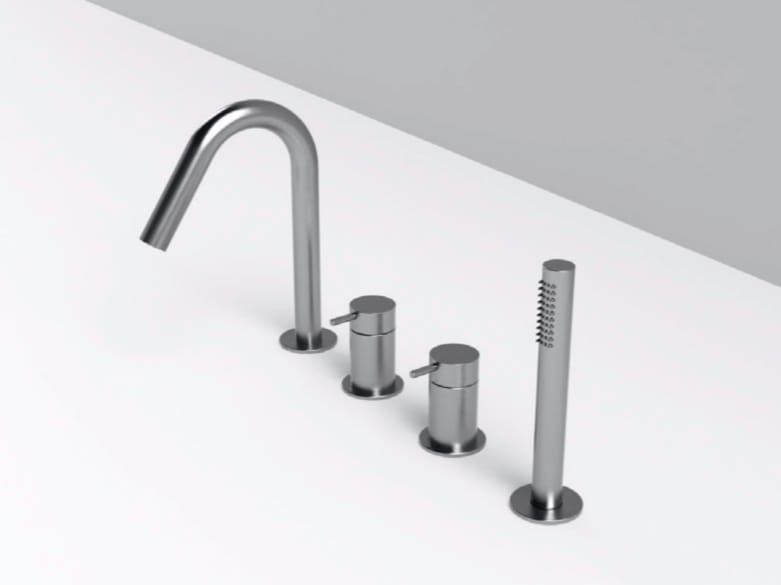 Набор для ванны с 4 отверстиями из нержавеющей стали с переключателем Rexa MAE ARCH-00145913 - Вид №1