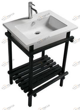 GALASSIA Консоль под раковину из дуба Eden 7235