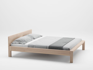 Двуспальная кровать из массива дерева