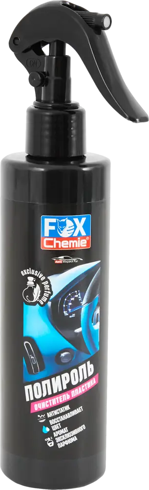 Fox Chemie Полироль-очиститель для пластика 250 мл - матовый блеск и защита 86549285