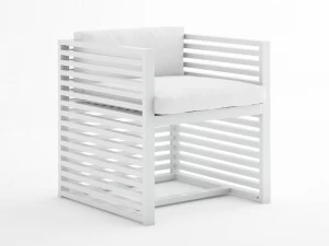 GANDIABLASCO Мягкое садовое кресло с подлокотниками Dna