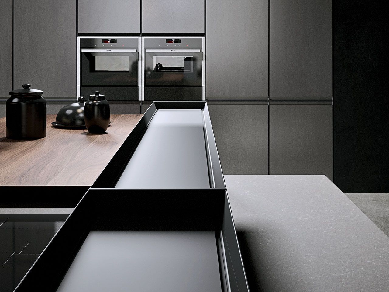 Встроенная кухня с островом Arrital AkB_08 ARCH-00084199 - Вид №4