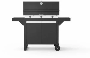 Fògher Газовая печь для барбекю с 3 конфорками и тележкой для освещения