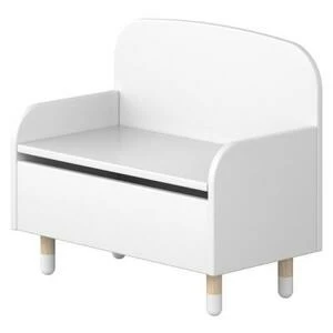 Скамейка с ящиком для игрушек Flexa Play, белая