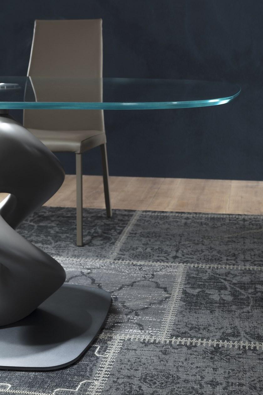 Ozzio Italia Овальный стеклянный стол  T248  - Вид №2