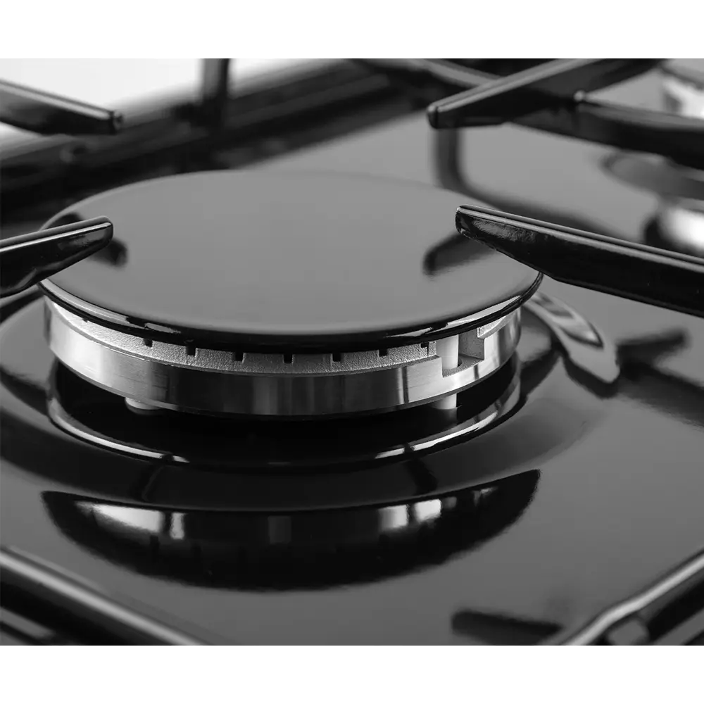 Варочная поверхность газовая ORE LGA30AB 2 конфорки, 29.7x51.5 см, цвет чёрный STLM-2146370 - Вид №4