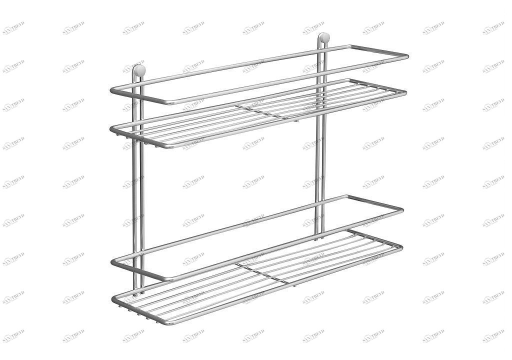 Полочка Aquanet 3284 (40 см, двойная) П3284