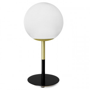 Miloox 1744.63 Настольная лампа черное основание с латунью JUGEN.