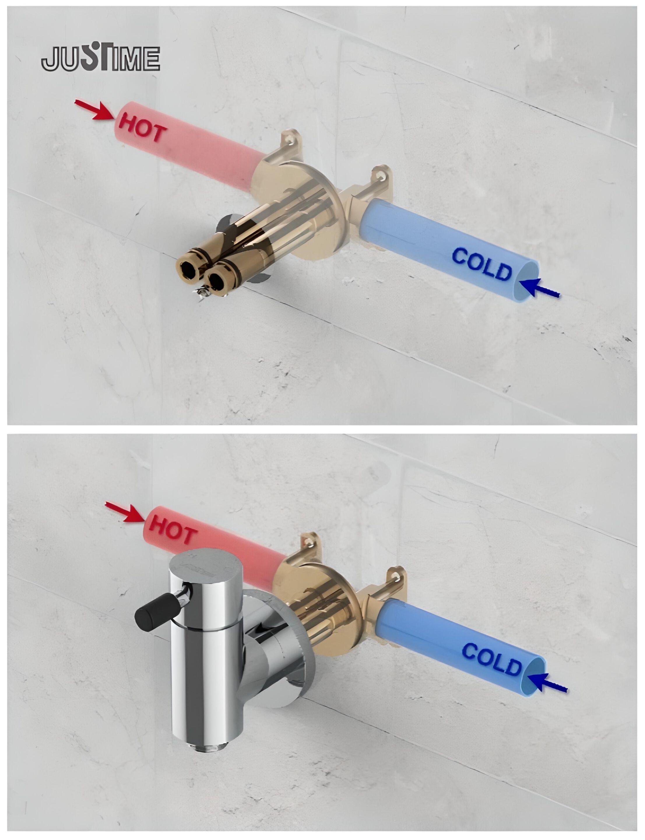 Встраиваемый смеситель JUSTIME Function 1 ARCH-00031859 - Вид №4