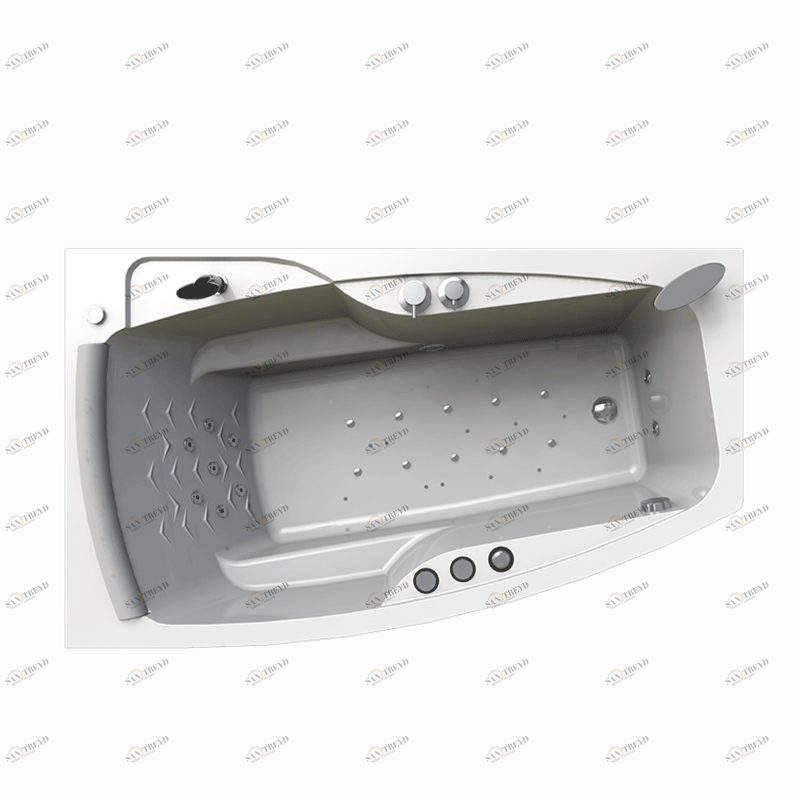 Гидромассаж "Релакс Chrome" на ванну Аризона (двигатель 750 Вт, джет Глори - 2 шт., джет Микро - 7 шт.) Radomir 1-65-2-0-1-018