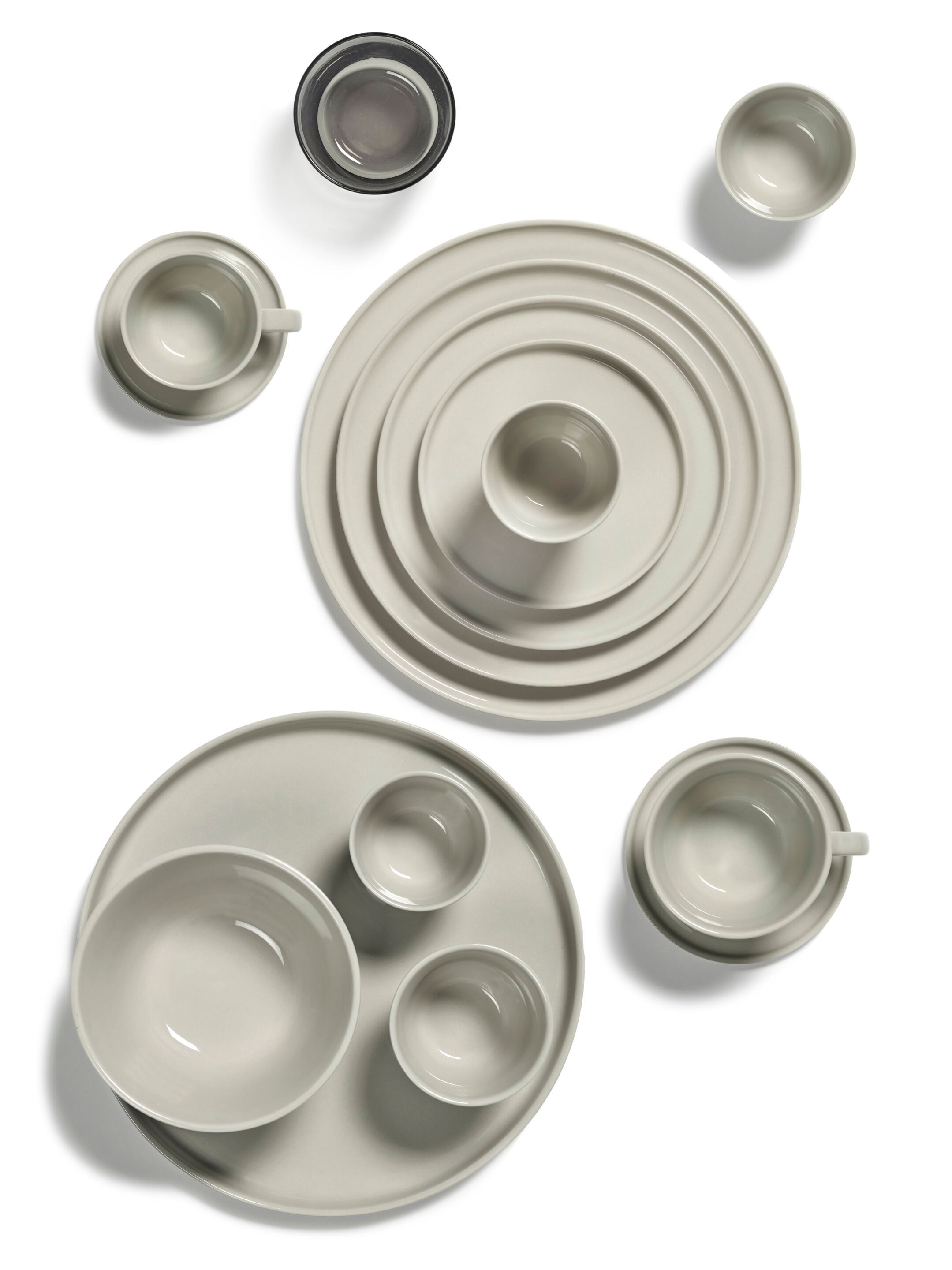 Фарфоровая плоская тарелка Serax ужин ARCH-00103155 - Вид №4