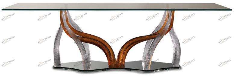 Reflex Прямоугольный обеденный стол из стекла Flambé sun-id-1434125