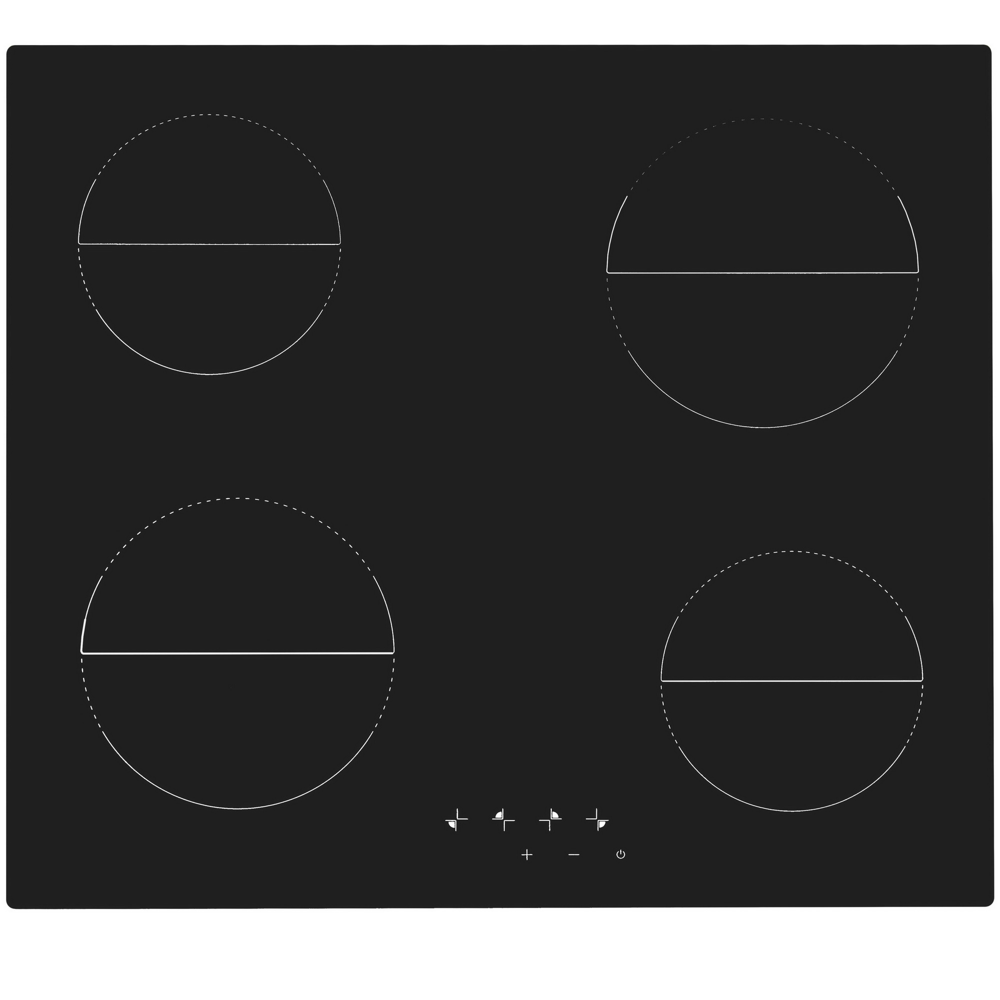 9917387 Электрическая варочная поверхность Simfer H60D14B155 STDN-0088155