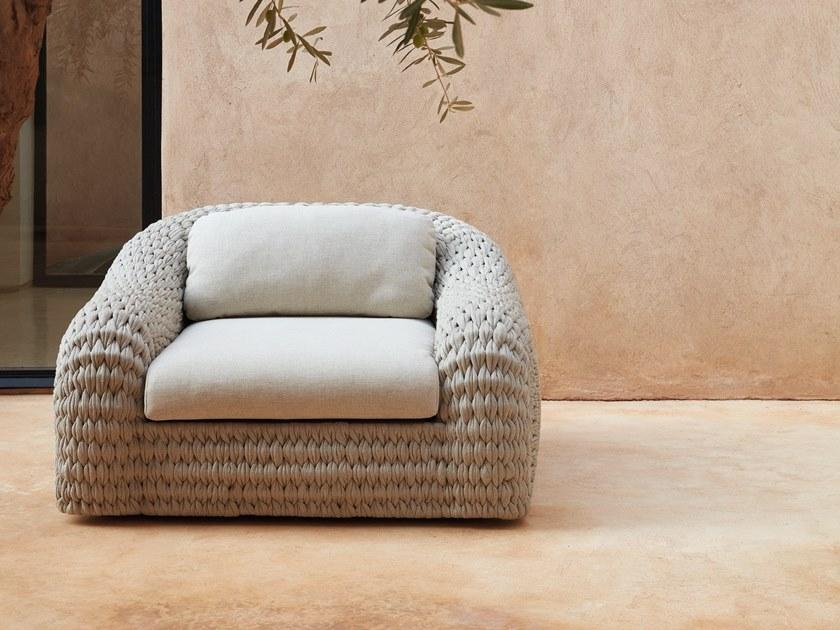 MANUTTI Веревочное садовое кресло с подлокотниками Kobo Fs-1s46 - Вид №1