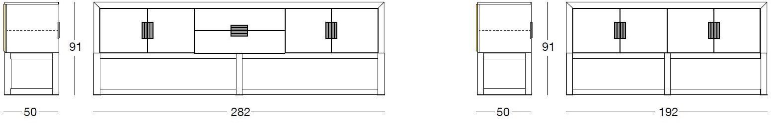 Longhi Буфет из дерева со встроенной подсветкой Loveluxe 2016 – vanity collection Y 765 - Вид №3
