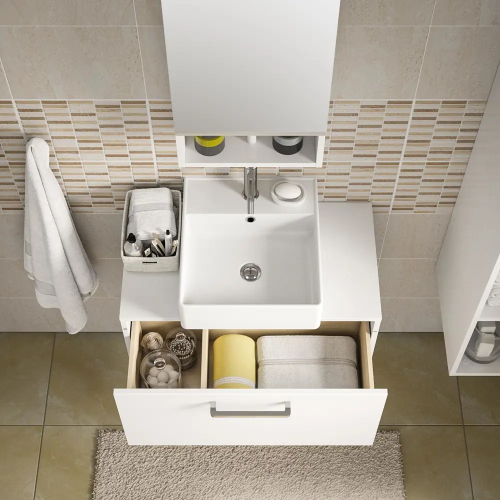 Раковина накладная квадратная Easy 37 см 81882973 STLM-2051053 SENSEA - Вид №8