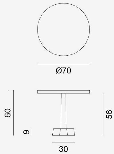 Gervasoni Круглый сервировочный стол Brass/silver sun-id-1481190 - Вид №12