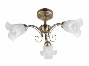 Потолочная люстра Toplight Magdalene TL3490X-03AB TOPLIGHT MAGDALENE BRONZE 187901 Белый