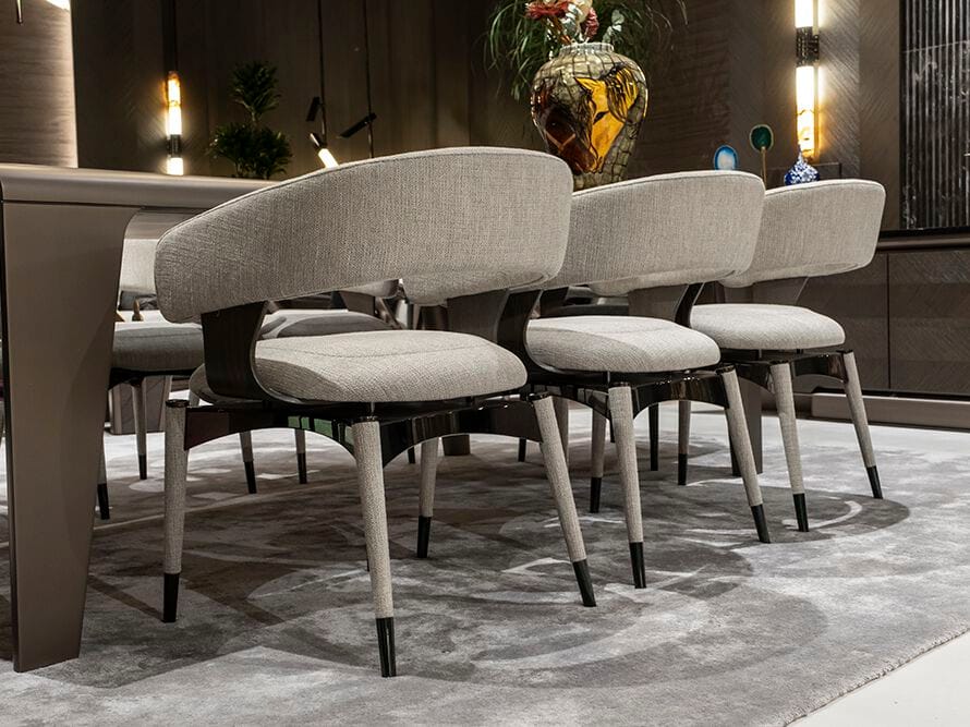 Мягкий тканевый стул с подлокотниками Zebrano Gioia ARCH-00129649 - Вид №6