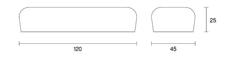 Изогнутая скамья из армированного волокном бетона SIT Kid ARCH-00010523 - Вид №1