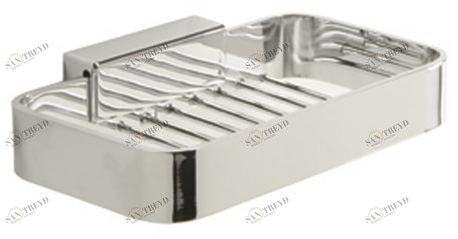 INDA® Мыльница / полка для ванной из хромированной латуни Lea A1849a