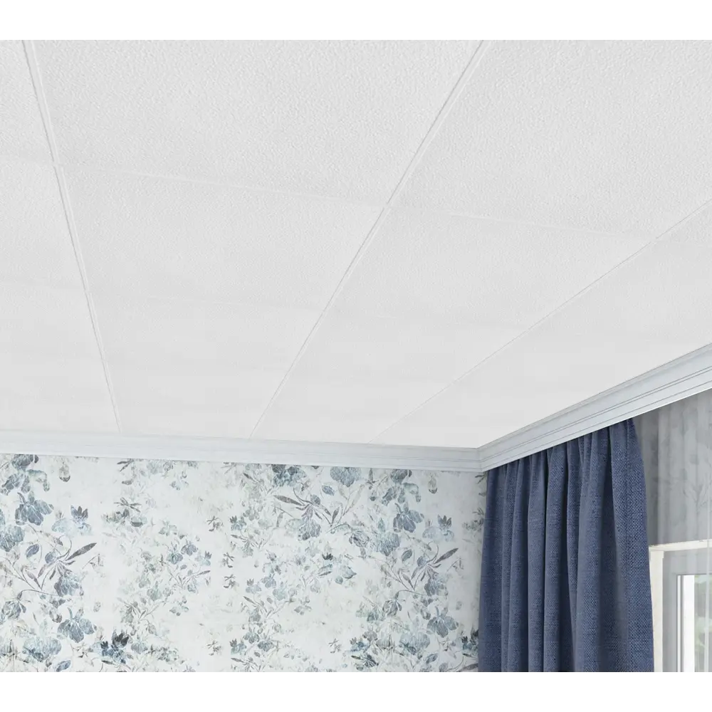 Потолочная плитка FORMAT 510 - белоснежный рельеф для элегантного интерьера 88404788 STLM-0077690 - Вид №2