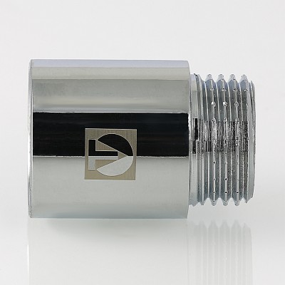 VTr.198.C.0650 Фитинг резьбовой – удлинитель хромированный Valtec 1" х 50 мм  - Вид №8