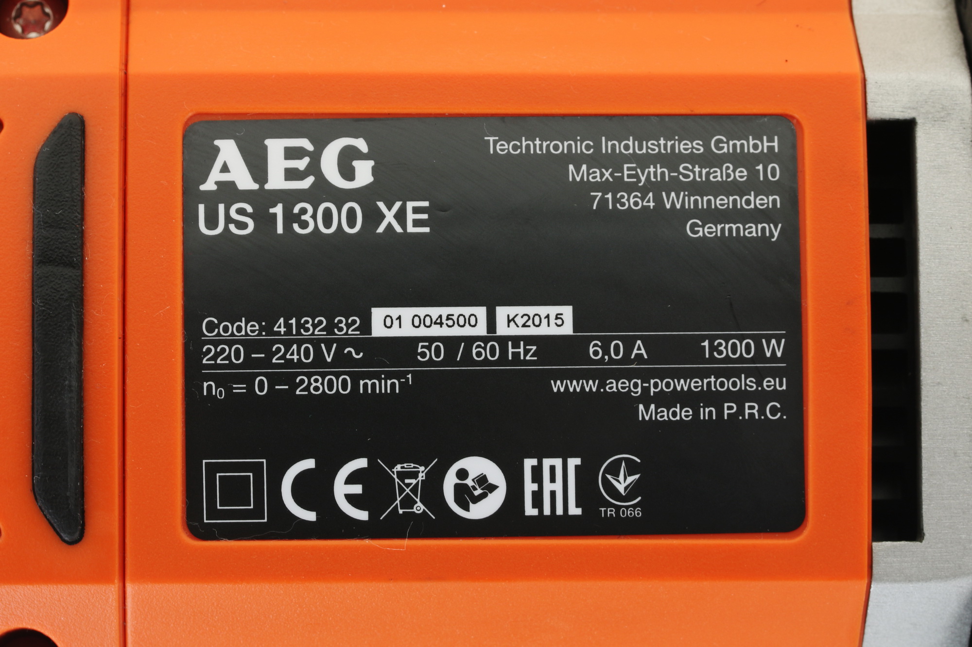 Сабельная пила AEG US 1300 XE 1064720 STDN-0151875 - Вид №2