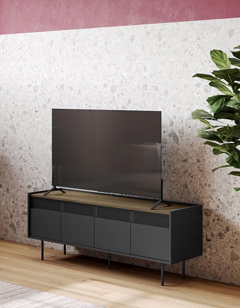 TemaHome Тумба под ТВ с распашными дверцами Radio sun-id-1428193 - Вид №7