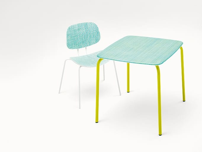 Штабелируемый квадратный садовый стол Paola Lenti Лидо ARCH-00087459 - Вид №1