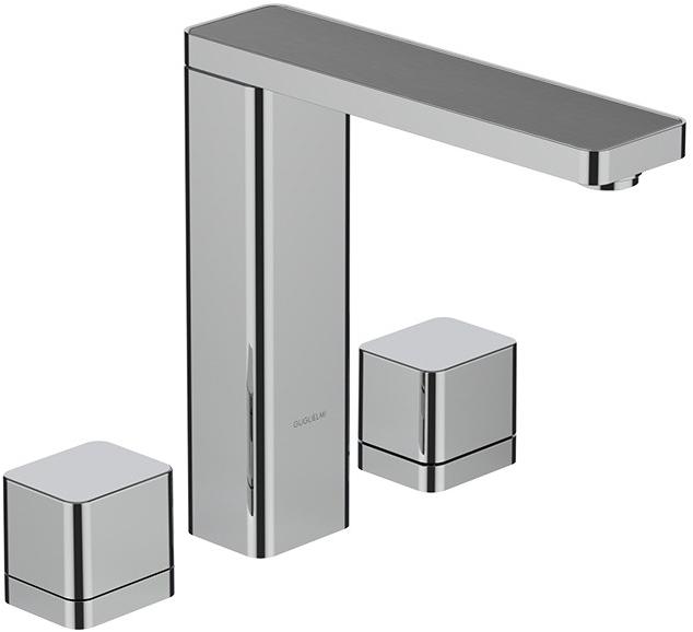 GUGLIELMI Смеситель для раковины на 3 отверстия с аэратором Gzero Fbgzg0309 - Вид №1