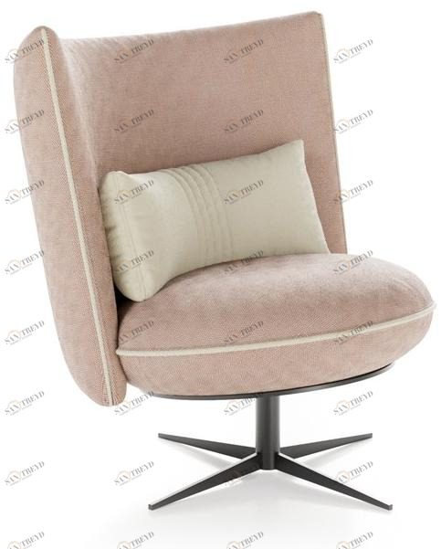 Liu Jo Living Collection Кресло с обивкой из ткани с 4 спицами Urban fan Ibk