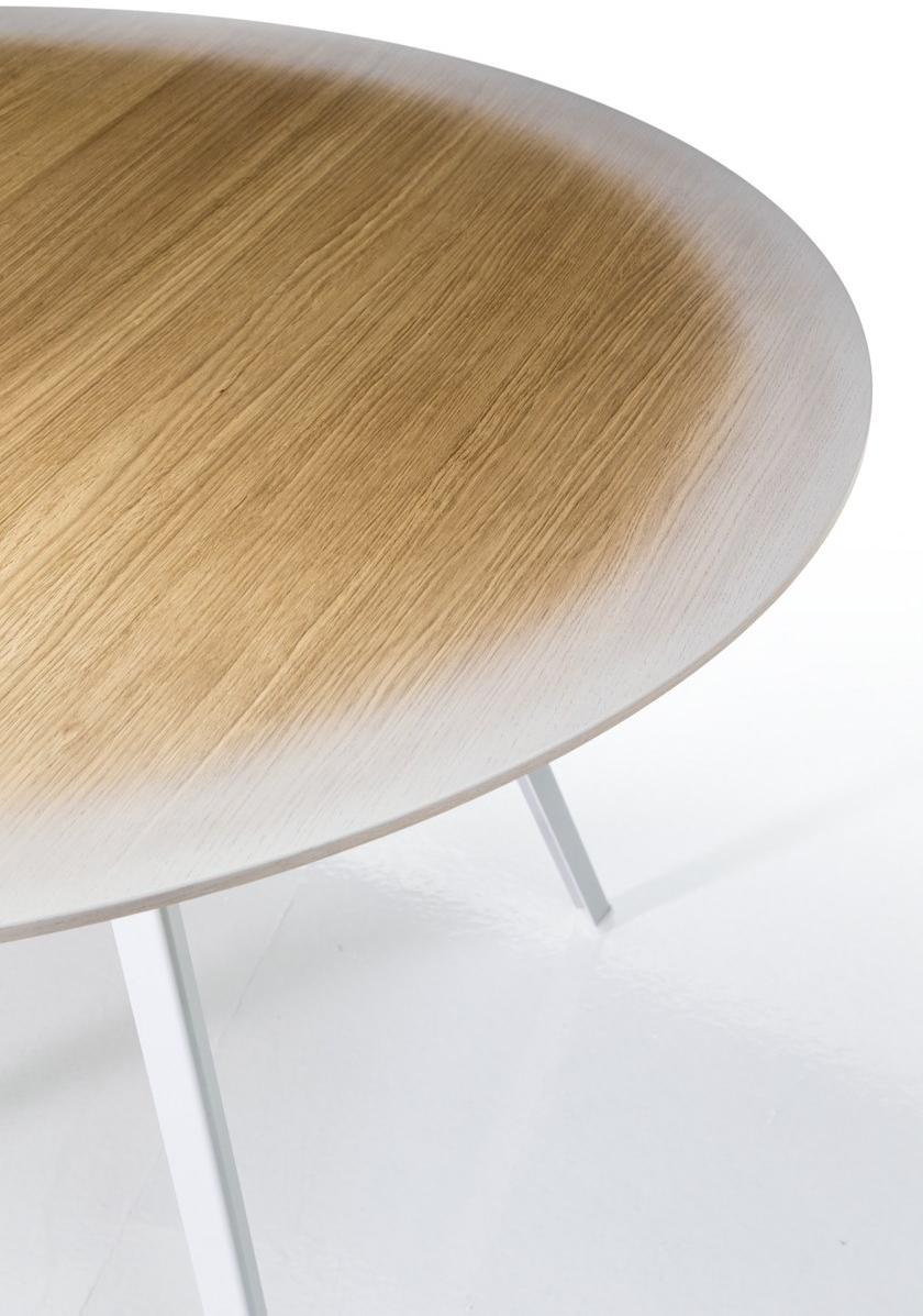 Moroso Круглый стол из стали и дерева Pylon sun-id-1440270 - Вид №1