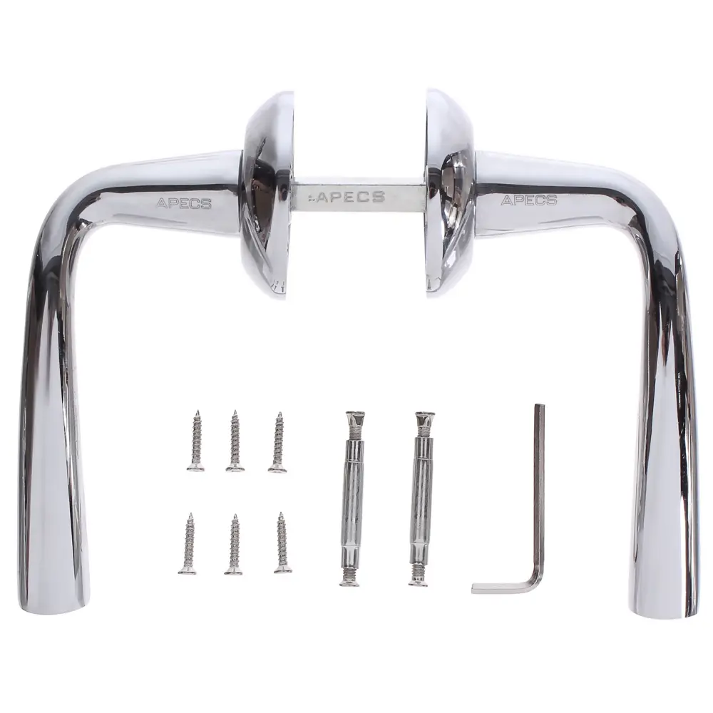 Ручки дверные Megapolis "Berlin" H-0814-A-CR, цвет хром ARMEX STLM-2013449 - Вид №2