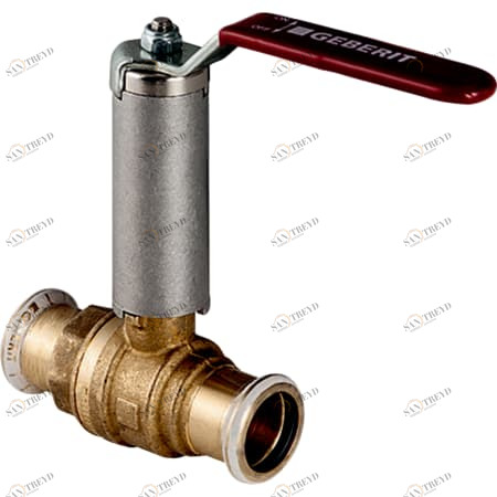 GEBERIT 94967 Шаровой кран Geberit Mapress, NPW, с рукояткой с уступом 