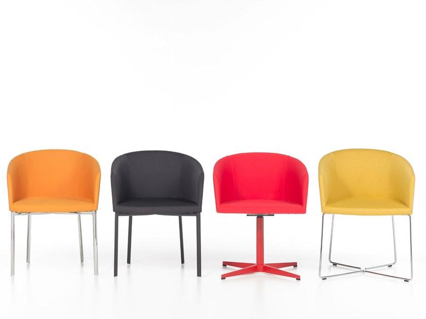 B&T Design Вращающееся кресло из ткани с 4 спицами sun-id-1431714 - Вид №4