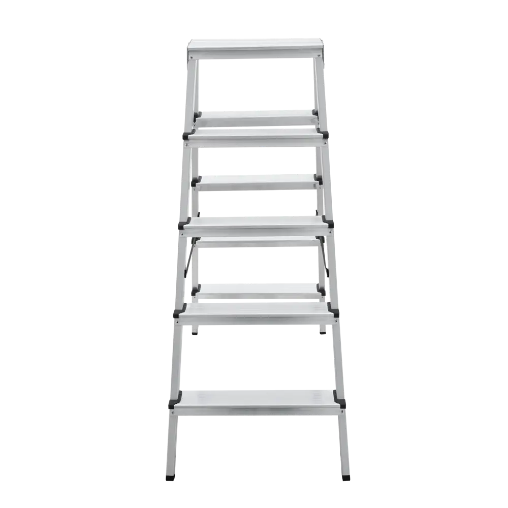 Стремянка Новая Высота Kroft 1120 - 5-ступенчатая алюминиевая лестница 82695041 STLM-0034308 - Вид №1