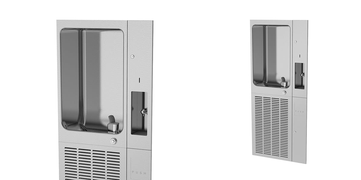 Диспенсер для питьевой воды с дозатором для стаканов Erogatore d'acqua a fontanella con dispenser per bicchieri PLF8FPMCDY ARCH-00038512 - Вид №1