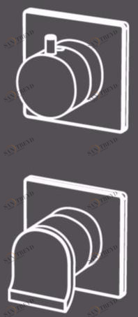 Radomonte Смеситель для душа из нержавеющей стали с переключателем Okami Okm9