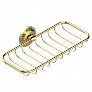 U9L-620A Мыльница-сетка Thg-paris Grand central с металлическими ручками-рукоятками Золото