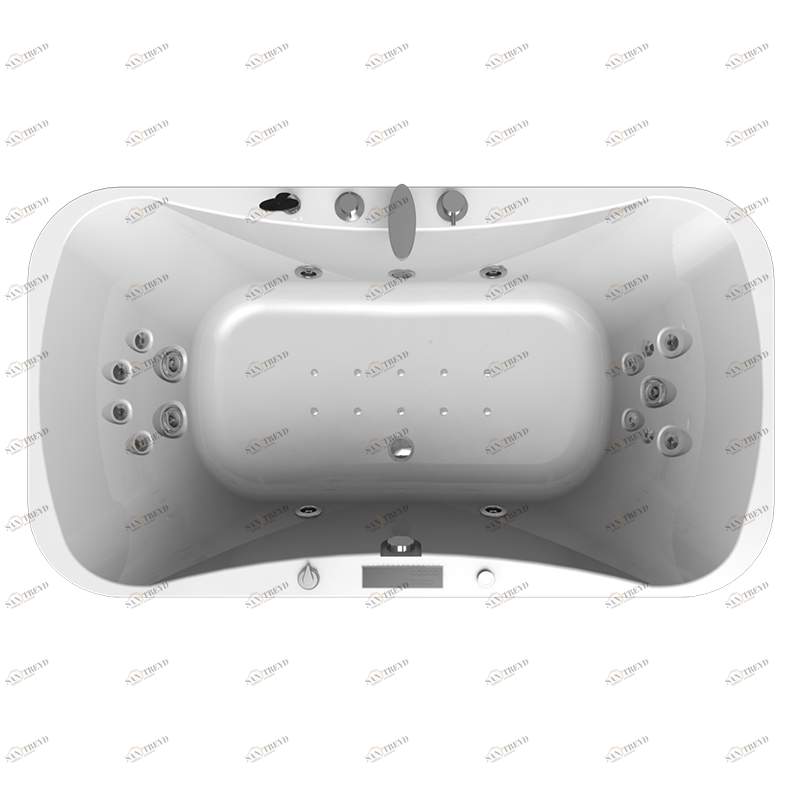 Гидромассаж "Специальный Chrome" на ванну Лион (двигатель 1500 Вт, система "Turbo-pool", джет Релакс - 12 шт., джет Магнус, Линц - 5 шт.) Radomir 1-65-2-0-4-030