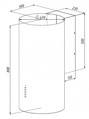 5370065 Вытяжка пристенная Akpo WK-4 Balmera WL белый STDN-0081535 - Вид №10