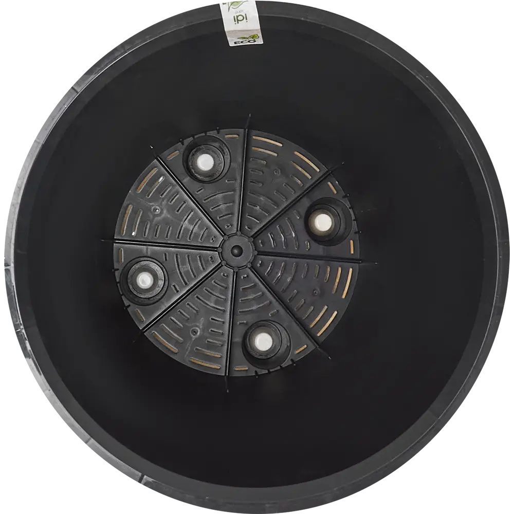 Кашпо Homver London ø33 h30.5 см v16 л пластик светло-бежевый STLM-2181059 - Вид №1