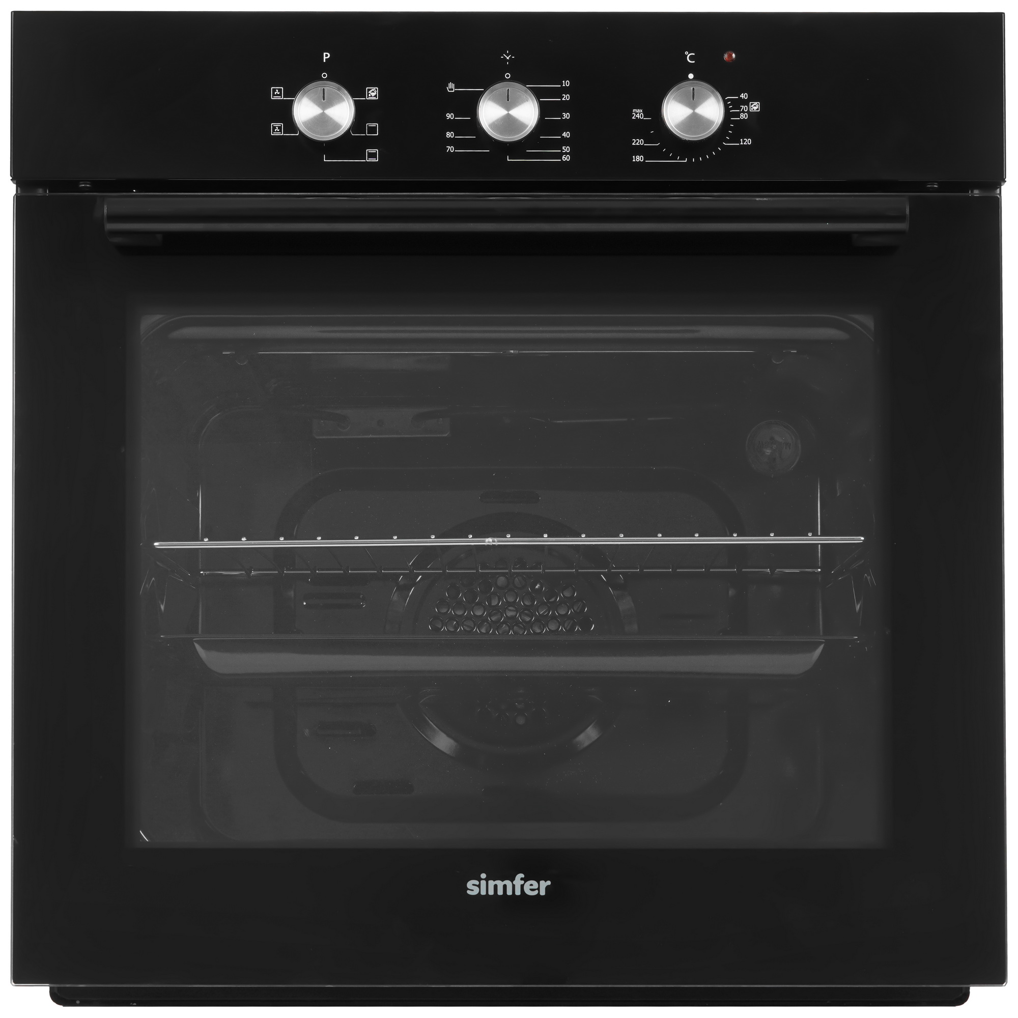 1115469 Электрический духовой шкаф Simfer B6EB16011 черный STDN-0119616
